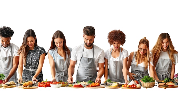 Zespół przygotowujący potrawy